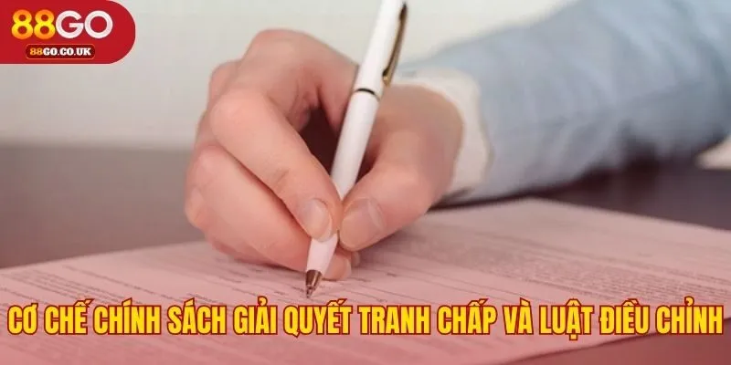Điều khoản điều kiện hướng dẫn giải quyết tranh chấp