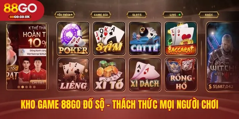 Thư viện giải trí đa dạng với hơn 2500 trò chơi