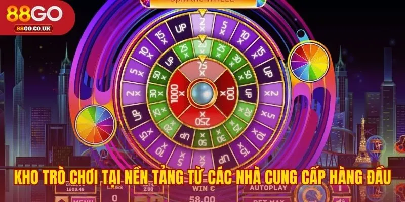 Kho game nổ hũ 88GO quy tụ JILI PG Soft và CQ9